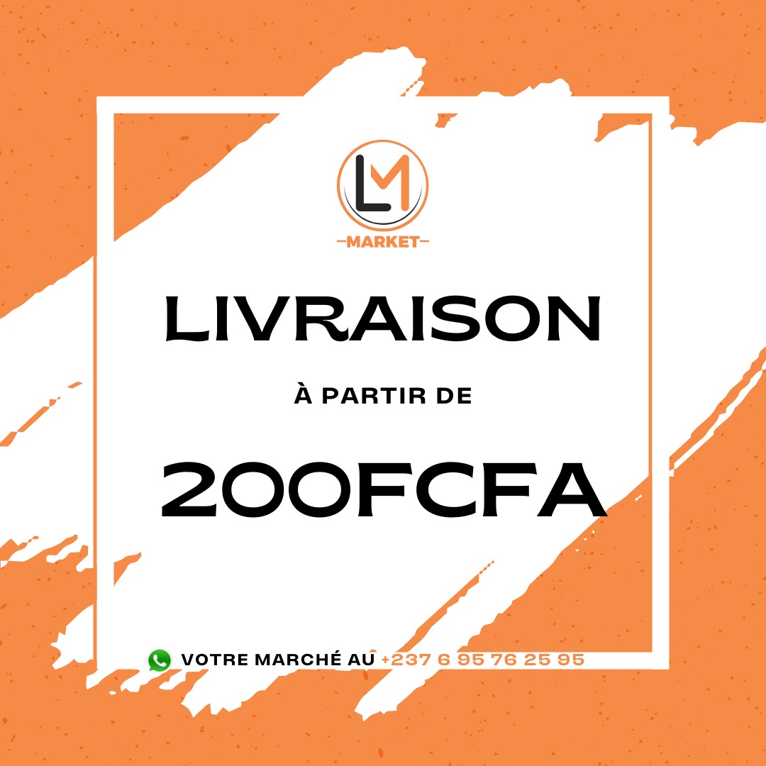 Du nouveau chez La Mater Market 🤩

Tous vos produits au prix du marché et la livraison à partir de 200Fcfa 🥳

Oui, vous avez bien lu, 200Fcfa ! 😅
C'est ça la rentrée scolaire avec La Mater ! 😁

Contactez-nous au +237 6 95 76 25 95 pour passer votre commande !
#LaMaterGère