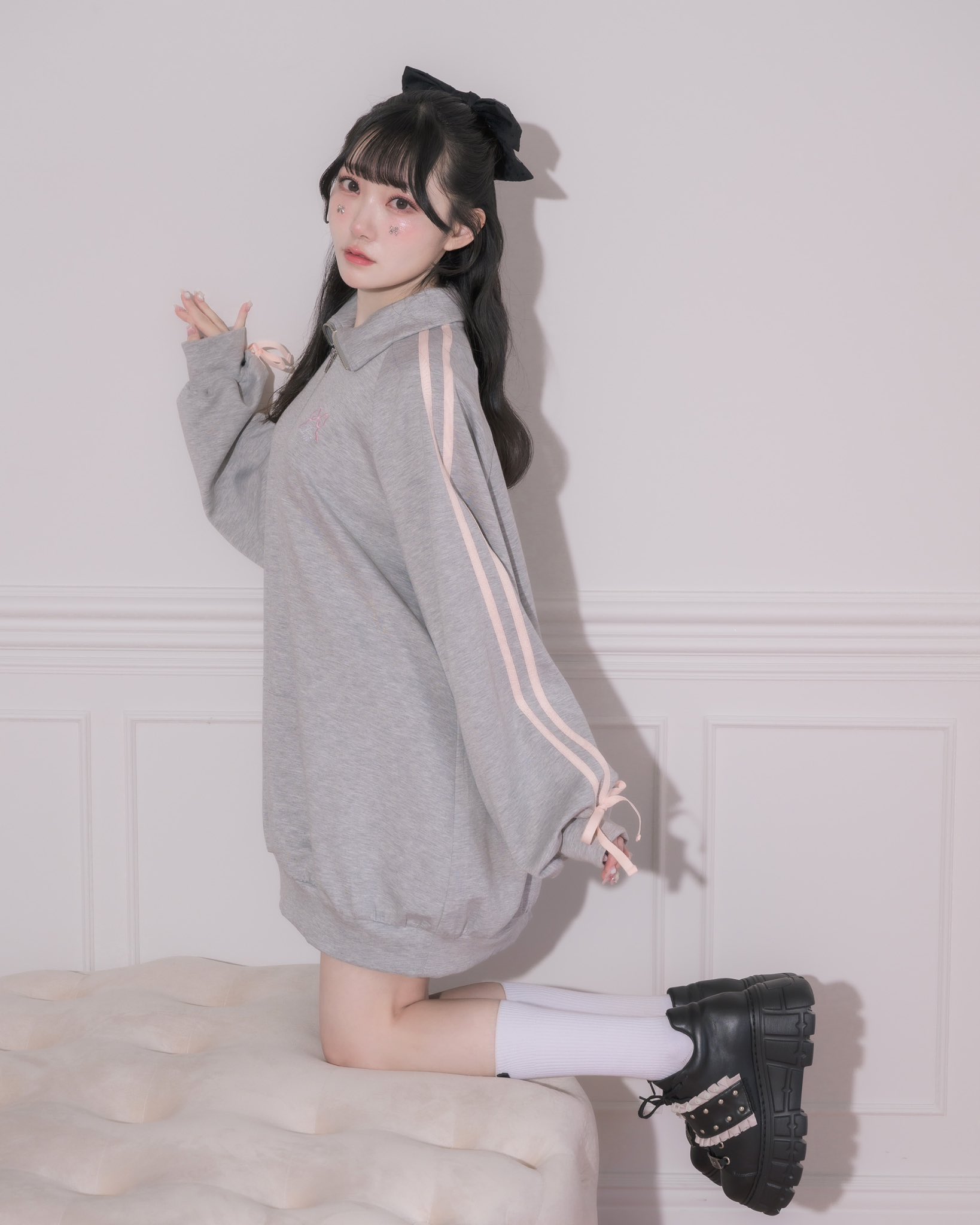 pium×本田珠由記　ダブルラインオーバーサイズスウェット pium on X: 