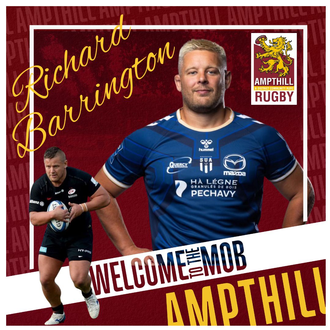 Ampthill Rugby (@ampthillrufc) on Twitter photo ๐๐๐๐๐ ๐๐ ๐ฅ๐ ๐ฅ๐๐ ๐๐ ๐
Paul Turner has confirmed the first new signing of the summer
๐ Richard Barrington ๐ด๓ ง๓ ข๓ ฅ๓ ฎ๓ ง๓ ฟ
๐ 1.88m
โ๏ธ 123kg
๐ Loosehead/Forwards Coach
๐ 4 Premiership Titles, 3 European Cups
Read more โฉ๏ธ
๐ ampthillrufc.com/welcome-baz/
#Ampthill #WelcomeToTheMob ๐๐๐๐๐ ๐๐ ๐ฅ๐ ๐ฅ๐๐ ๐๐ ๐
Paul Turner has confirmed the first new signing of the summer
๐ Richard Barrington ๐ด๓ ง๓ ข๓ ฅ๓ ฎ๓ ง๓ ฟ
๐ 1.88m
โ๏ธ 123kg
๐ Loosehead/Forwards Coach
๐ 4 Premiership Titles, 3 European Cups
Read more โฉ๏ธ
๐ ampthillrufc.com/welcome-baz/
#Ampthill #WelcomeToTheMob