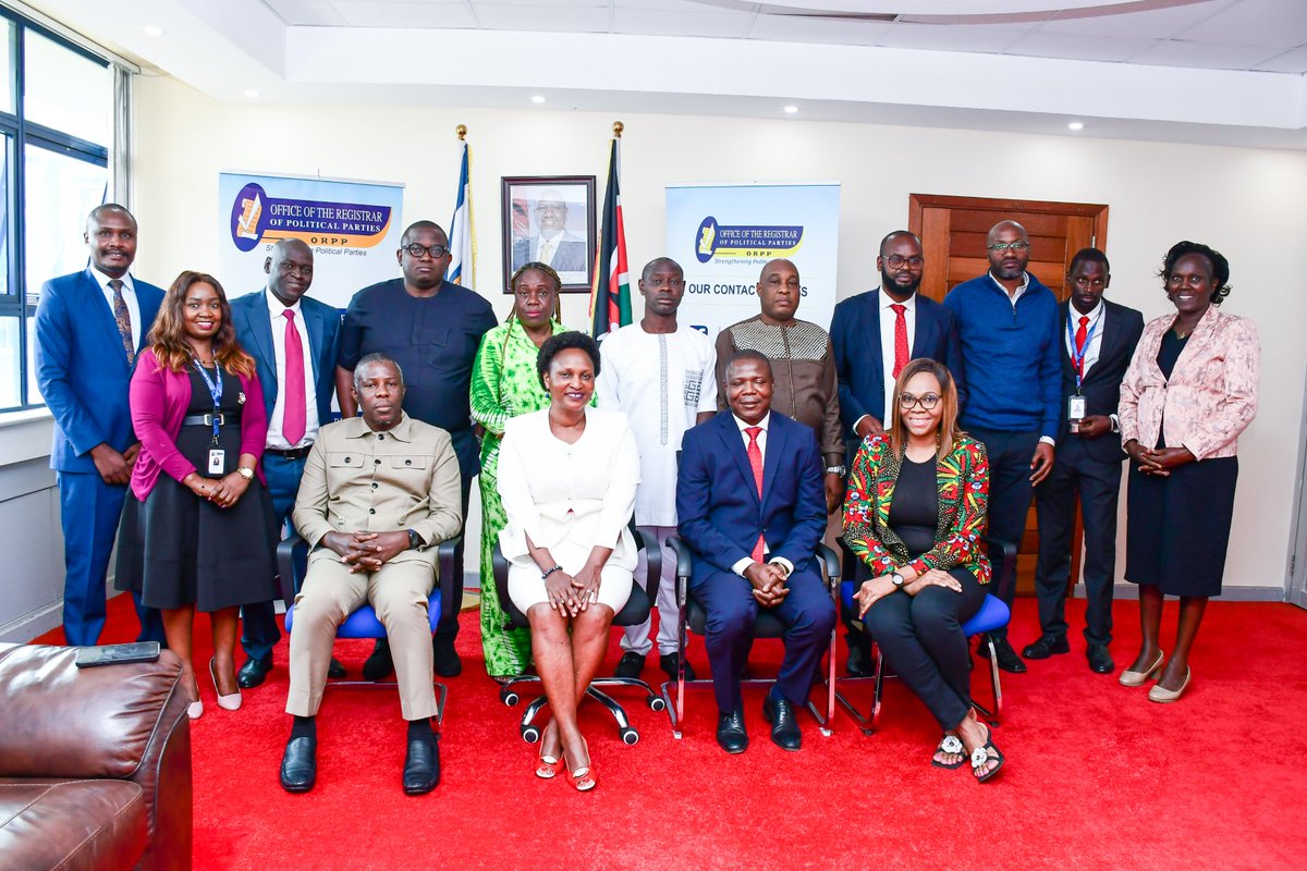 ORPPKenya's tweet image. ..capacity building programmes; devolved services; records management access to information&amp;amp; partnership.
In the visit ,a memorandum between two institutions to steer capacity building initiatives, research and formation of a consortium of political parties regulators was mooted.