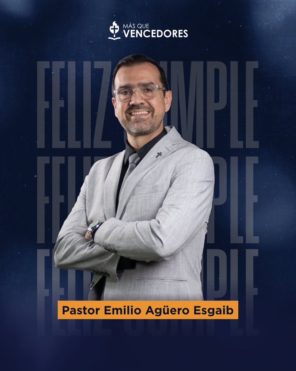 Mqvpy's tweet image. 🎉 ¡Feliz cumpleaños, Pastor Emilio Agüero Esgaib! 🙌 Que Dios siga bendiciendo tu vida, dándote sabiduría y fortaleza para guiar a nuestra comunidad. ¡Gracias por tu liderazgo y pasión por la obra del Señor! 🙏✨ #FelizCumplePastorEmilio #Bendiciones #MQV