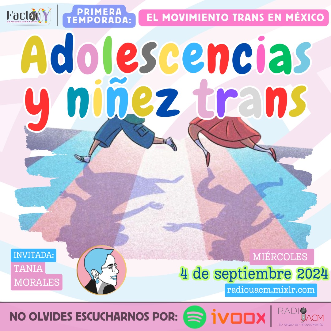 factor_xy's tweet photo. Se han dicho tantas mentiras sobre el tema, que no puedes perderte este programa en el que hablaremos sobre "Adolescencias y Niñez Trans", para aclararlo todo, y qué mejor que hacerlo con la experta Tania Morales. Ya sabes, es por https://t.co/urvmQtFb7b y por @ivoox y @Spotify. https://t.co/ltVCdNtk2f
