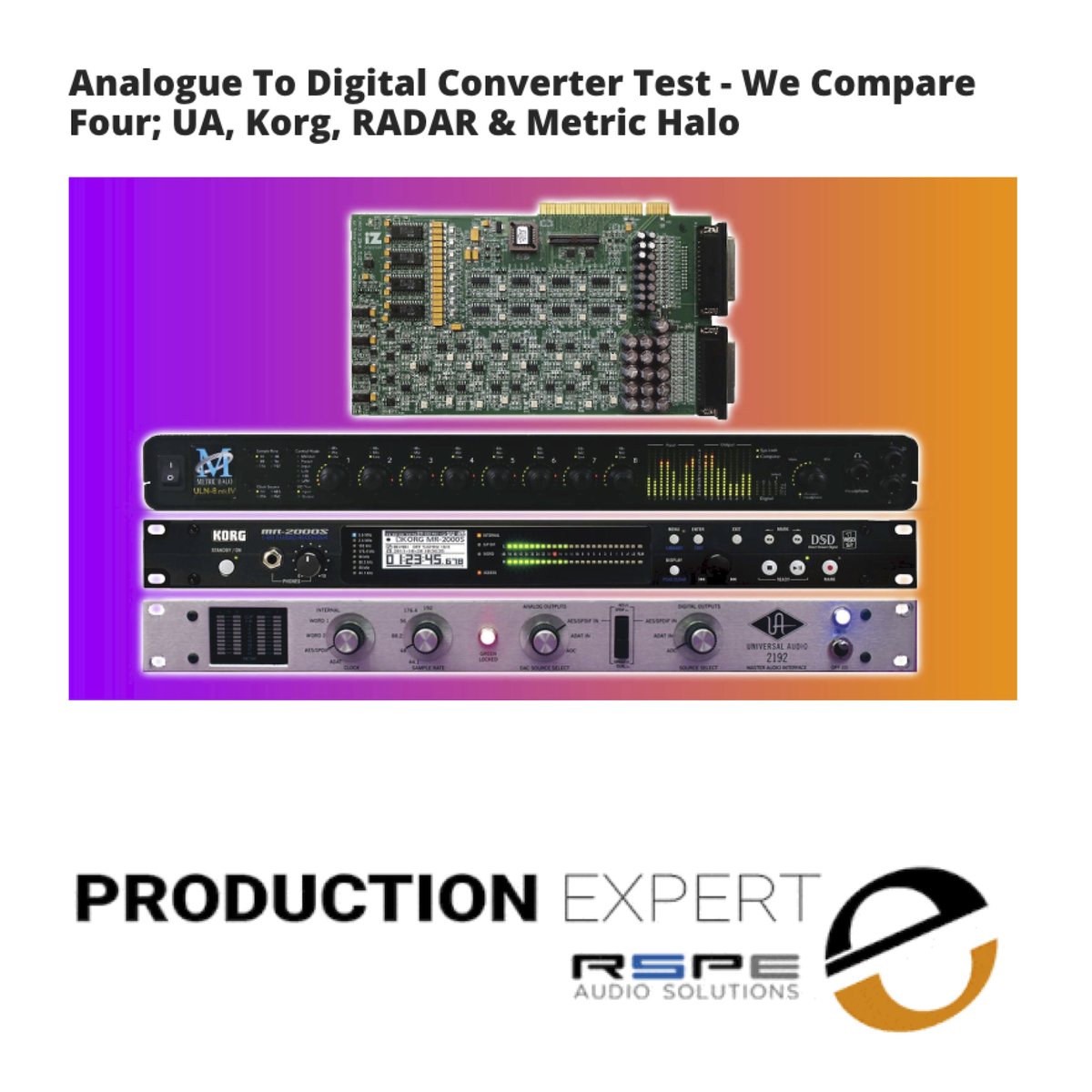 Metric Halo (@metrichaloaudio) on Twitter photo Thanks for the #converter #shootout <a href="/productionxpert/">Production Expert</a>! "...Metric Halo was the clear winner, the Metric Halo was by far the closest to listening just off tape versus converted." bit.ly/ConverterTest_…
Demo Metric Halo here: bit.ly/DEMO_MH3d Thanks for the #converter #shootout <a href="/productionxpert/">Production Expert</a>! "...Metric Halo was the clear winner, the Metric Halo was by far the closest to listening just off tape versus converted." bit.ly/ConverterTest_…
Demo Metric Halo here: bit.ly/DEMO_MH3d