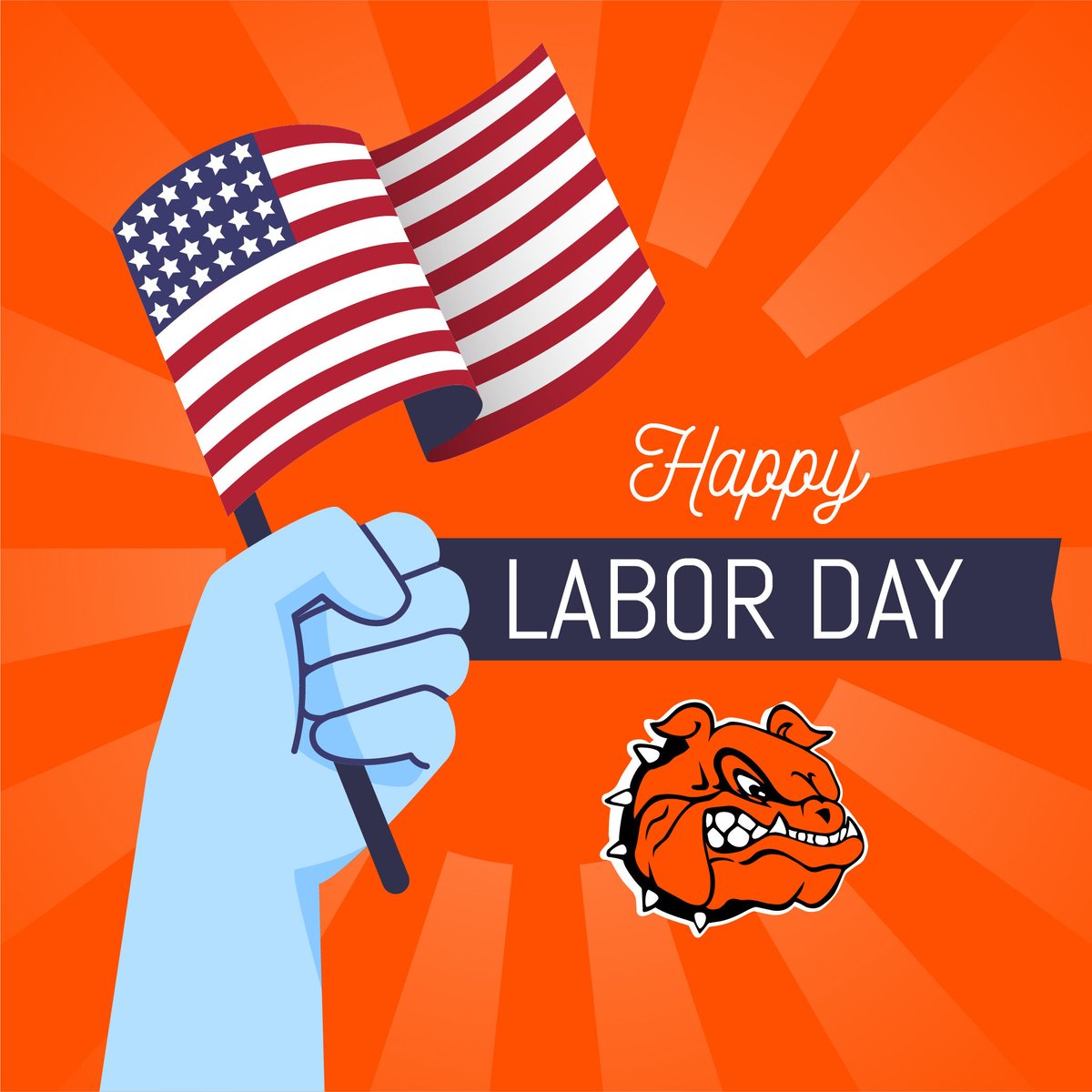 We hope you have a fun and relaxing Labor Day.

#GoDogs
