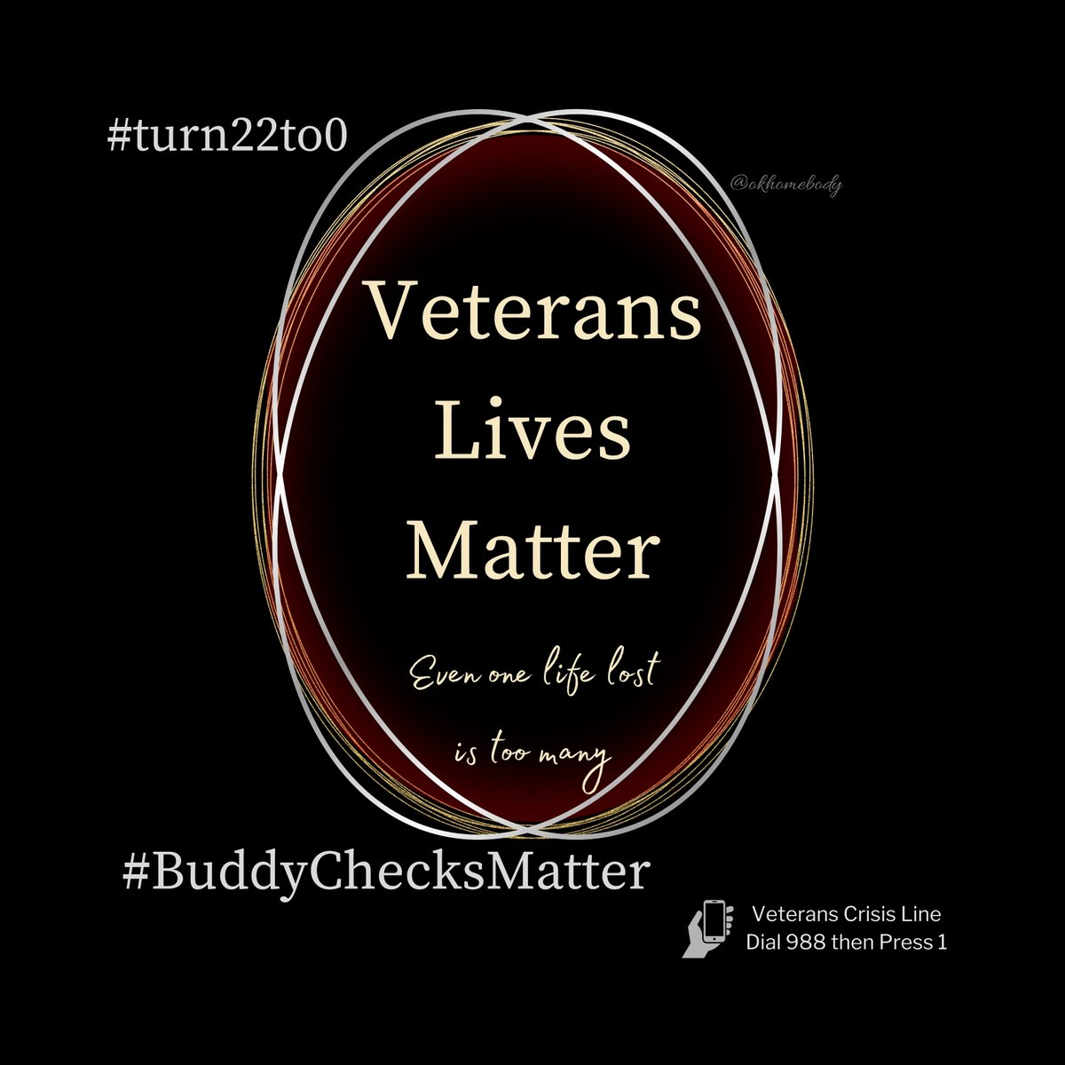 🇺🇸 #MissionMonday #BuddyChecks✅#Veterans 🙏RH
❤️ #VeteransLivesMatter #Turn22to0❤️
⭐️ 🇺🇸 #EndVeteranSuicide #PTSDAwareness ⭐️
🇺🇸<a href="/Thumperjoey0317/">ThumperJoey68</a> <a href="/TheHeb_/">TheHeb 🏴‍☠️</a> <a href="/TheRealAJNelson/">AJ Nelson 🇺🇲</a>⚔️
🇺🇸<a href="/MauryC100/">Maury</a> <a href="/Jingoman111/">🇺🇸 Jingo 🇺🇸</a> <a href="/DanielFortier15/">Devil Dog Dan</a>⚔️
🇺🇸<a href="/marinerigs/">its just Rigs</a> <a href="/DebbieL21125355/">Debbie Lau</a> <a href="/Arkypatriot/">USMC Lady Vet 🇺🇸</a> ⚔️
🇺🇸<a href="/Nomvet/">nomvet☠</a>