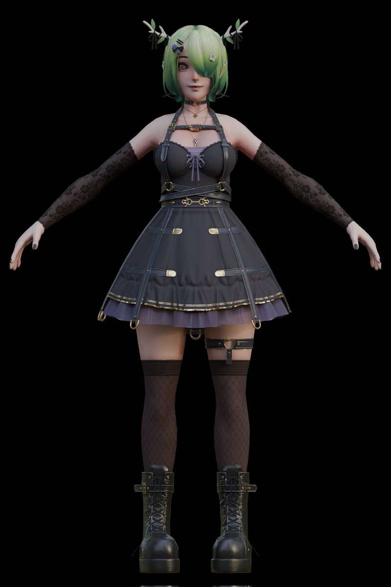 Fawneai's tweet photo. #FineFaunart Goth. https://t.co/mdUg3k2Oyq