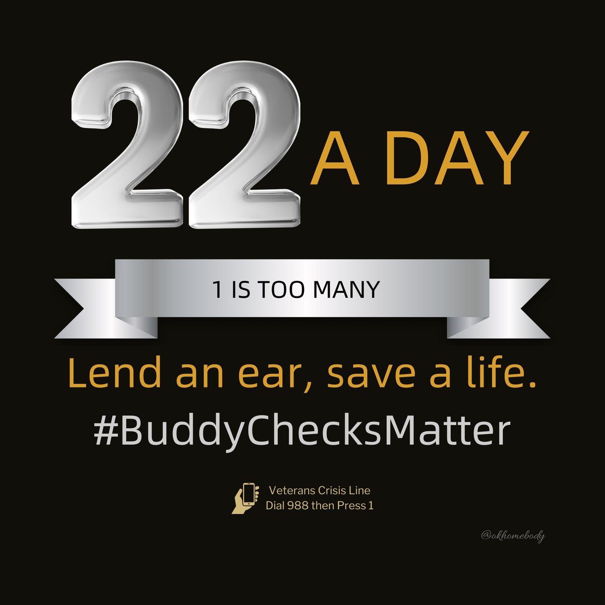 🇺🇸 #MissionMonday #BuddyChecks✅#Veterans 🙏RH
❤️ #VeteransLivesMatter #Turn22to0❤️
⭐️ 🇺🇸 #EndVeteranSuicide #PTSDAwareness ⭐️
🇺🇸<a href="/TParaclete/">Bill Bair</a> <a href="/garciaksr/">Kenny</a> <a href="/CrynUSMC/">Cryn</a> <a href="/ElaineZ3518/">Elaine Zona</a>⚔️
🇺🇸 <a href="/BillKel83375959/">Bill Kelly</a> <a href="/hemp_dan/">Dan Hemp</a> <a href="/RomeyBryant/">Romey Bryant</a> <a href="/1stSgt_Jroc/">Jon B</a> ⚔️
🇺🇸<a href="/ClaudyJoe1981/">Joe Claudy</a> <a href="/WarVeteranUSMC/">USMarine4Life 🙏🇺🇸🇮🇹🤠</a>
