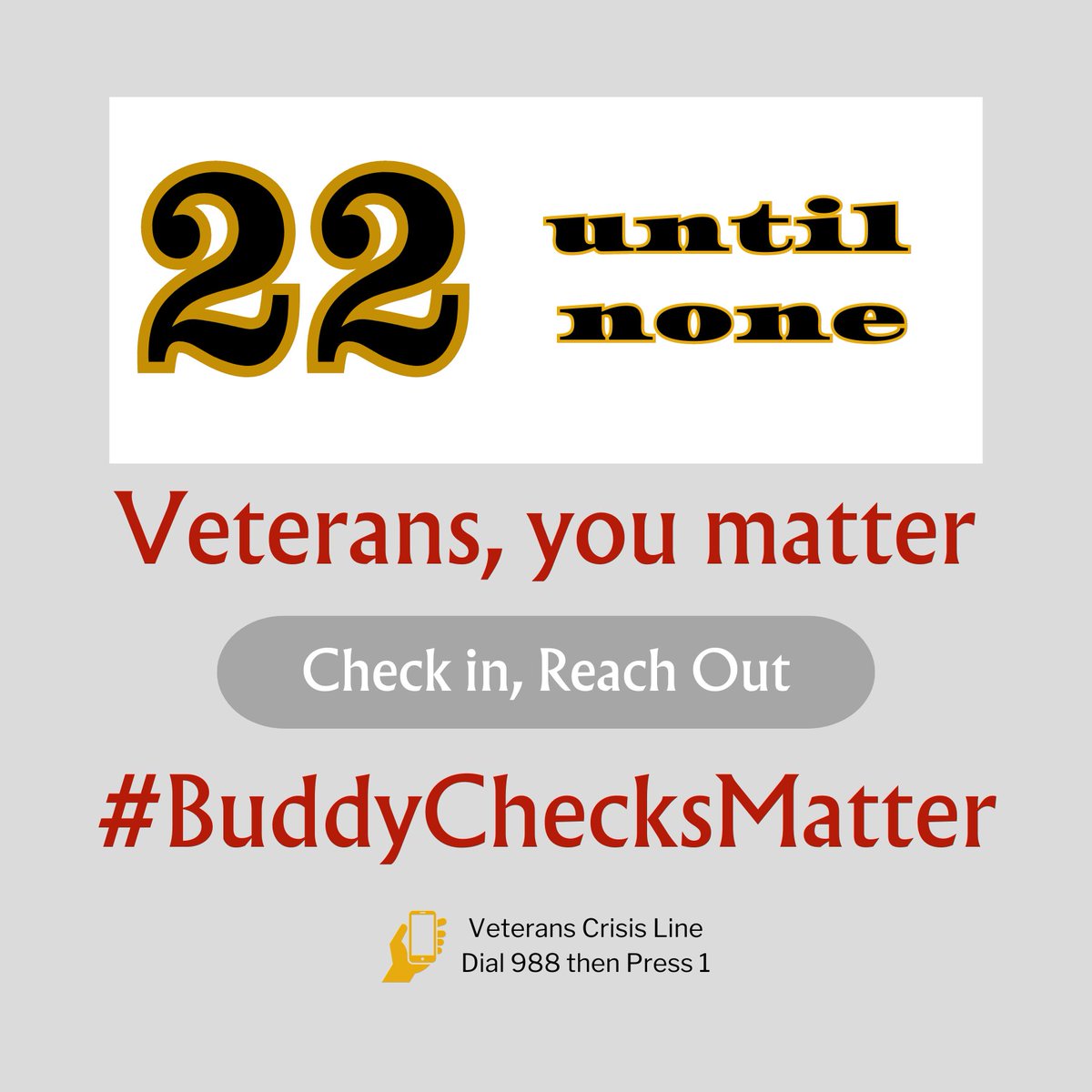 🇺🇸 #MissionMonday #BuddyChecks✅#Veterans 🙏RH
❤️ #VeteransLivesMatter #Turn22to0❤️
⭐️ 🇺🇸 #EndVeteranSuicide #PTSDAwareness ⭐️
🇺🇸<a href="/Richard04925662/">I AM MAGA MARINE!</a> <a href="/bravo761811/">(Mack) McKinzie</a> <a href="/p75usmc/">P75 🇺🇸 America only ✋🏼⚡⚡</a> ⚔️
🇺🇸<a href="/Farley121962/">Farley</a> <a href="/Teufelhund73/">Teufelhund and proud of it!</a> <a href="/USMCridgerunner/">JC Frederick</a>⚔️
🇺🇸<a href="/borgestony69/">Antonio</a> <a href="/kinston1952/">USMC</a> <a href="/TexitN/">USMC Vet & Texit Conservative Gun Nut 🍊</a> <a href="/BrianTh73509336/">Brian</a>⚔️