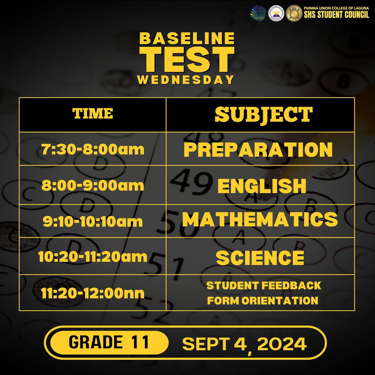 phinmauclshssc's tweet image. 𝐆𝐎𝐎𝐃𝐋𝐔𝐂𝐊, 𝐉𝐔𝐍𝐈𝐎𝐑 𝐊𝐍𝐈𝐆𝐇𝐓𝐒!!!

#baselinetest
#phinmauclshsc
#tres

Caption: Cris Andrei Lacson
Pubmat: Geann Basi