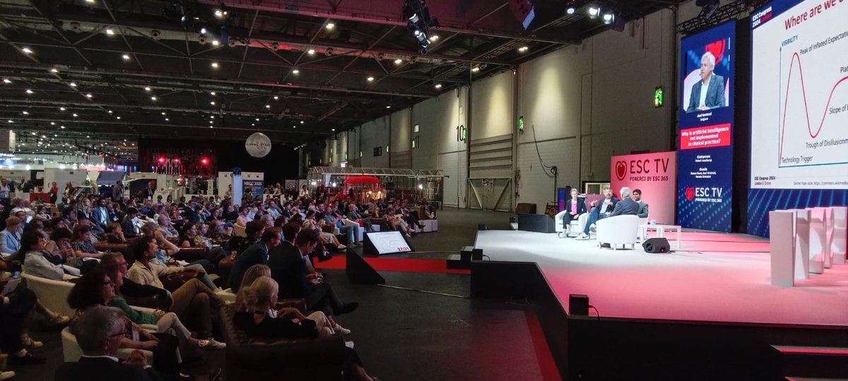 Why is AI not implemented in clinical practice?
Experts <a href="/fwasselbergs/">Folkert Asselbergs</a>, Rohan Khera, Axel Verstrael, and Renate B Schnabel explored this crucial topic at the ESC TV Stage in London. Discover more about the discussion and AI4HF here: ai4hf.com 💡❤️
#AIinmedicine #HF