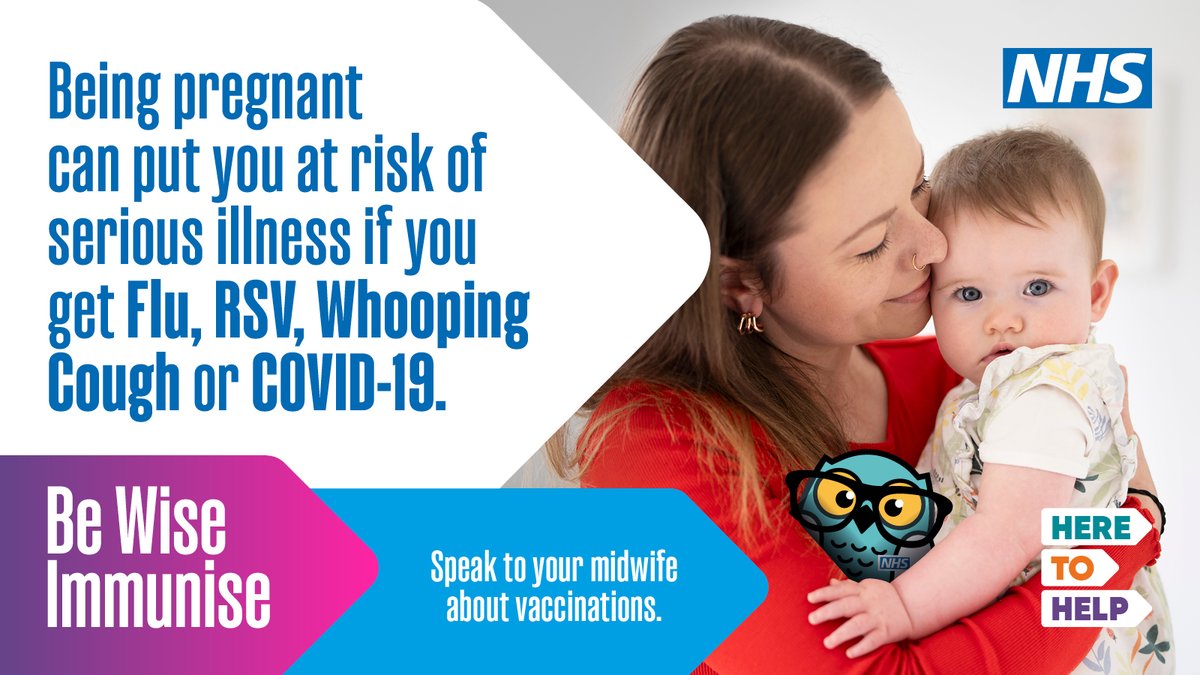 Pregnant?🤰

Get your free flu vaccine anytime during your pregnancy or while breastfeeding.

Talk to your midwife abut recommended vaccines during pregnancy including whooping cough and RSV. COVID-19 vaccines start from 3 October. 

👉ow.ly/7QRf50T11vo

#BeWiseImmunise
