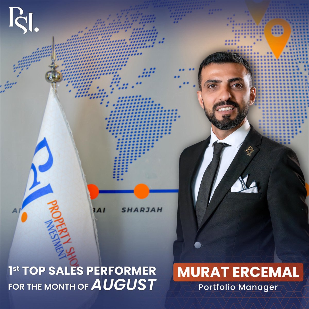 PSIEstate's tweet image. PSI recognizes top performers Murat Ercemal and Ihab Bitar for their outstanding achievements in August. The entire team&apos;s hard work is also acknowledged and appreciated. Let&apos;s applaud our Portfolio Managers for their dedication! #PSI #PSIestate #PSIDubai #propertyshopinvestment