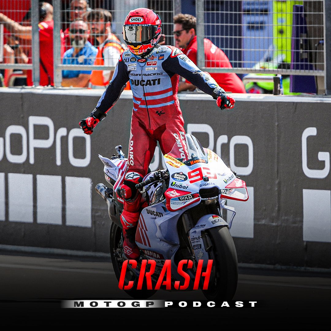 New Podcast 🎧 | The team discuss Marc Márquez’s perfect Aragon weekend + the Pecco Bagnaia/Alex Márquez incident 💥

Listen on Apple Podcasts/Spotify or click the link 🔗 shows.acast.com/crash-motogp-p…

#MotoGP