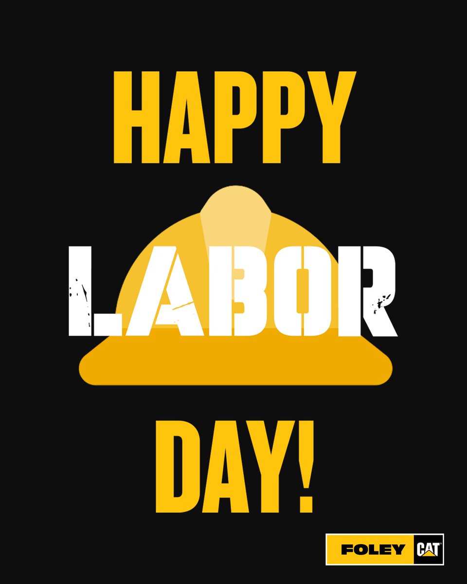 Thank you to the makers and builders who keep all our worlds running. Time to celebrate the hustle by not moving a muscle. Enjoy that well deserved down time and we'll see you when the #work starts again.

#foleycat #foley #cat #caterpillar #laborday #2024 #twentytwentyfour