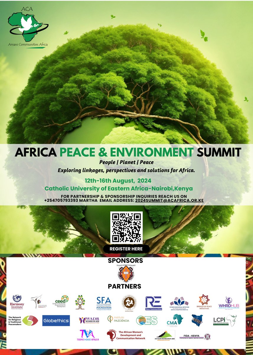 bpikenya's tweet photo. Bridges of Peace Initiatives (BPI) is participating at the inaugural Africa Peace and Environment Summit (APES); was held from 12-16 August 2024. This significant event focuses on the vital link between peace and environmental sustainability in Africa. https://t.co/cT0wyQNm19