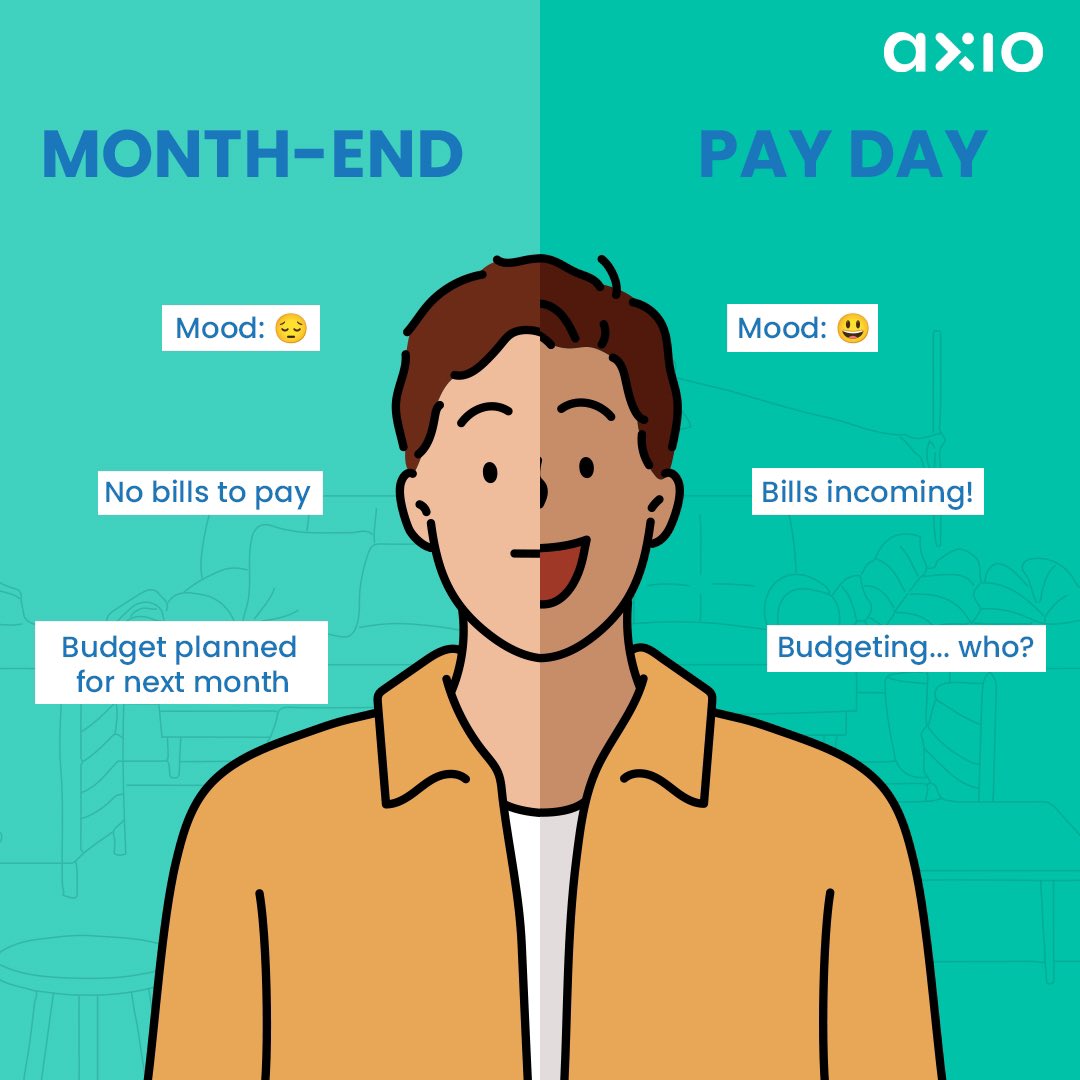 add_axio's tweet image. Month-end or pay day, budget smart every day!
Do you agree? Tell us in the comments.
.
.
.
#axio #monthendvspayday #monthend #payday #budgetsmartly #budget #paydaymemes #budgetingapp #financemanagement #financememes #trending