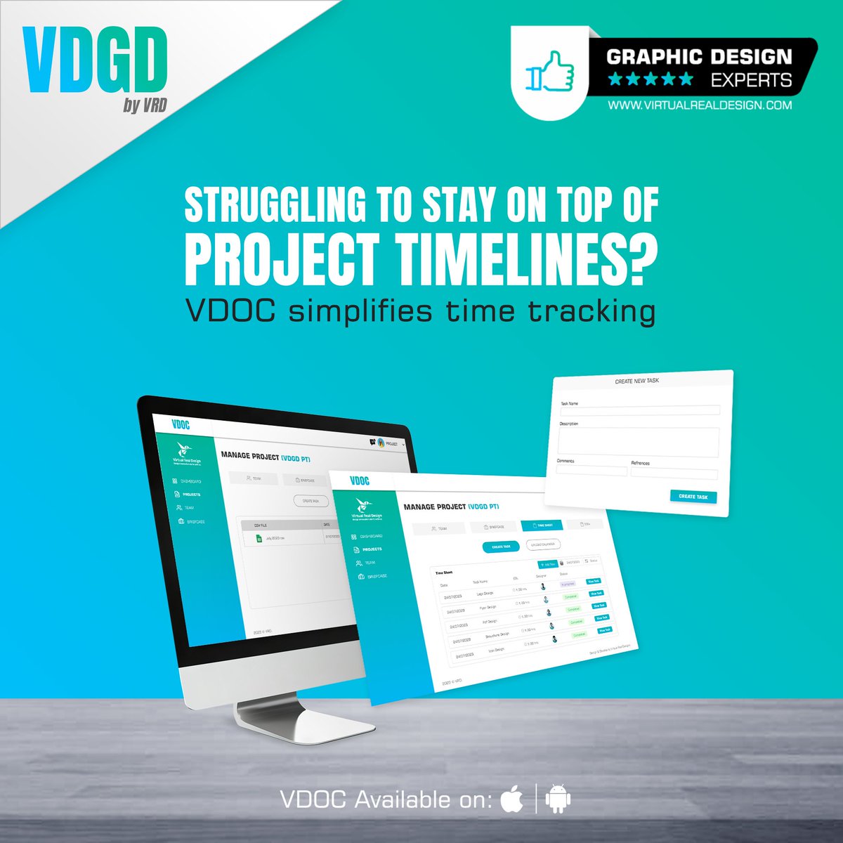 VDGD_VRD's tweet image. 𝐕𝐃𝐎𝐂&apos;𝐬 𝐓𝐢𝐦𝐞 𝐒𝐡𝐞𝐞𝐭 𝐟𝐞𝐚𝐭𝐮𝐫𝐞 allows you to prioritize tasks and allocate time effectively for each project.

#VirtualRealDesign #VDGD #VDOC #DesignRenaissanceYear2024 #graphicdesign #branding #digitalart #artwork #BusinessStrategy #Timesheet #timemanagement
