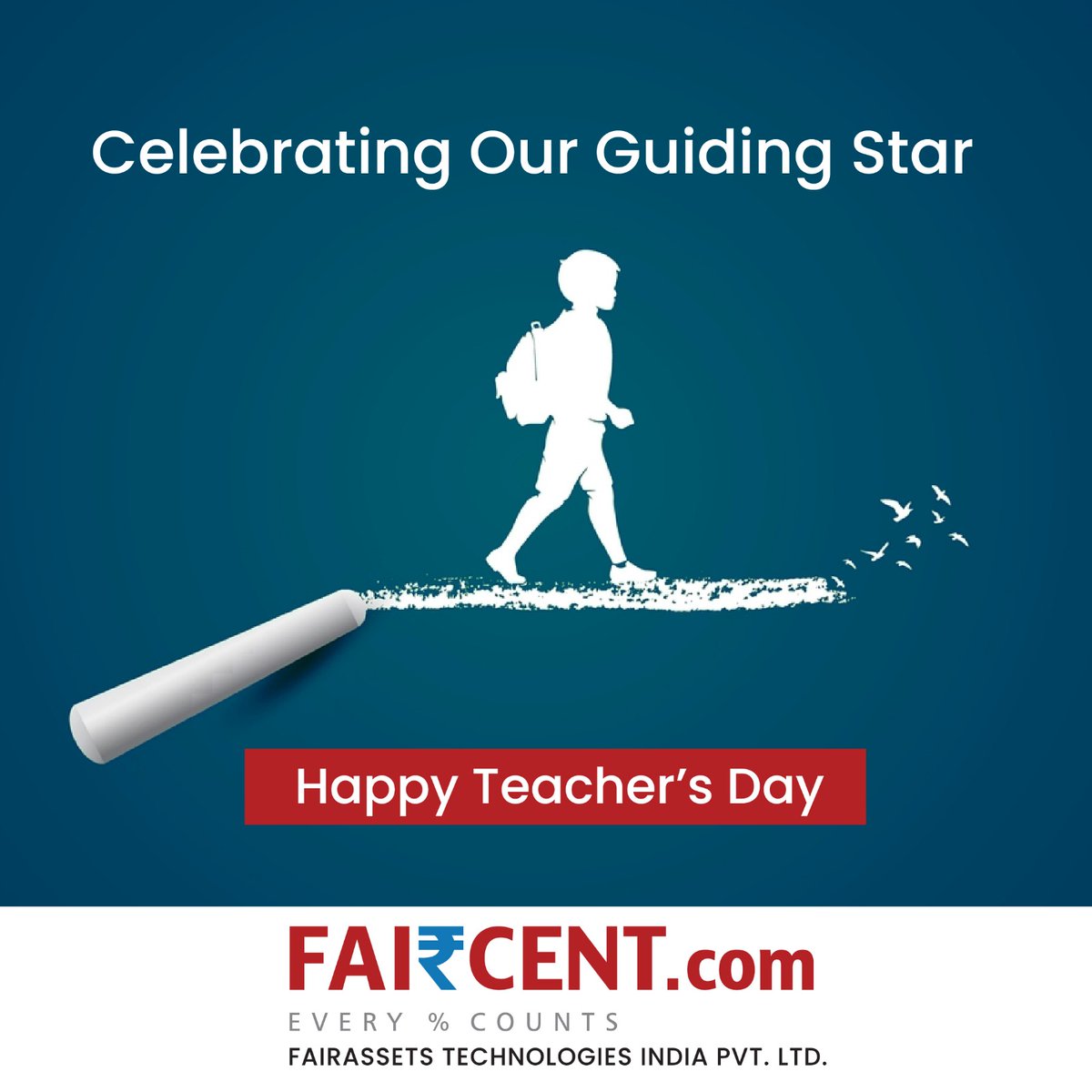 Honouring all the Teachers for shaping minds &amp; elevating excellence. Faircent wishes everyone a Happy Teacher's Day. #teachersday2024 #teachers #teachersupport #financialgoals #investment #financialliteracy <a href="/rajatgandhi/">rajat gandhi</a> <a href="/VinayMathews/">Vinay Mathews</a>