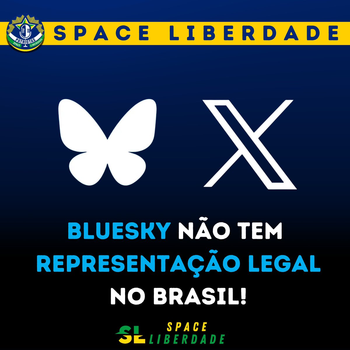 NewsLiberdade's tweet image. 🚨URGENTE - Concorrente do X não tem representação legal no Brasil! 

Alexandre de Moraes bloqueou o X por não ter representação legal no Brasil, mas o principal concorrente segue operando normalmente.
