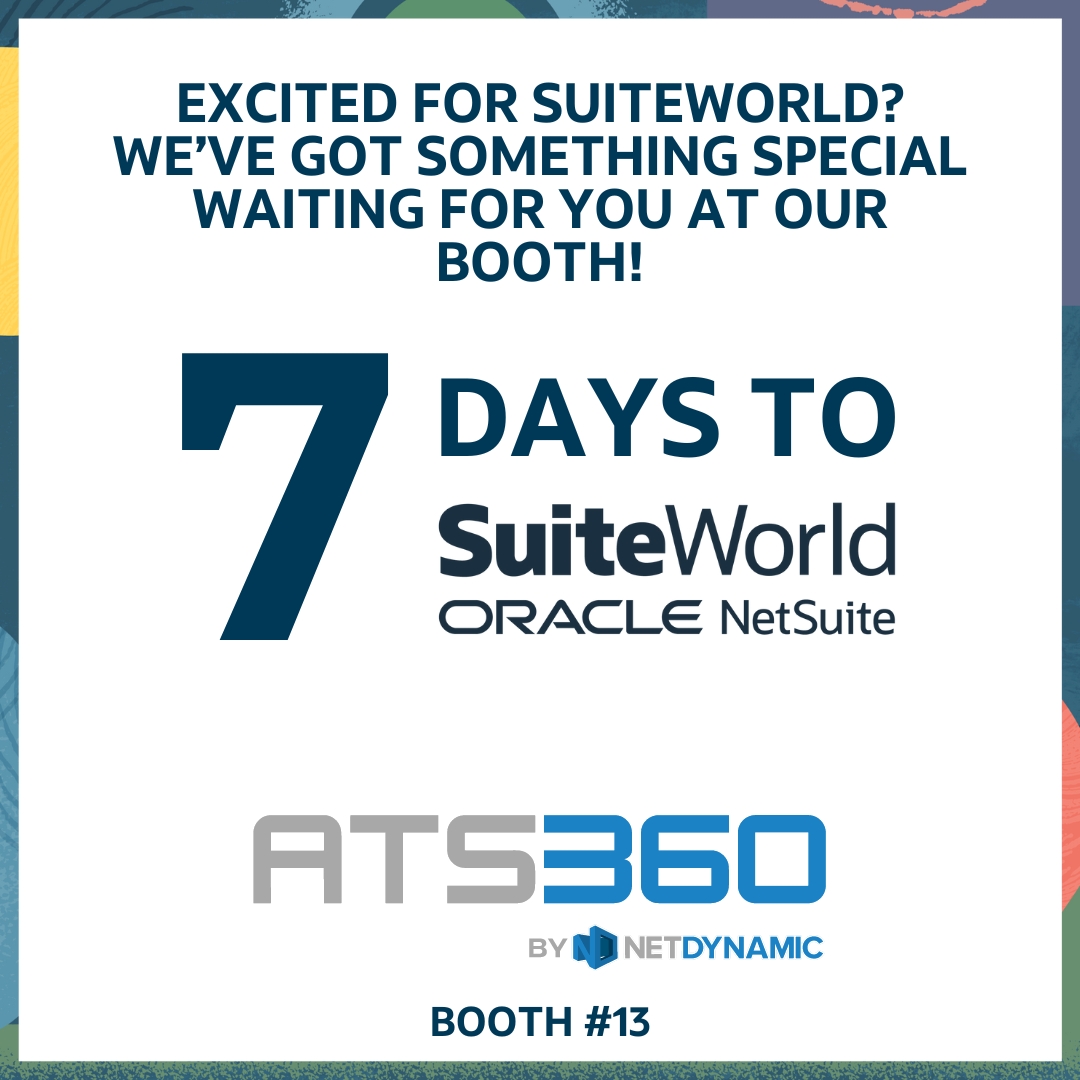Net_Dynamic's tweet image. Excited for the event? We’ve got something special waiting just for you at our booth. Visit ow.ly/P0Kl50TaSTV to learn more and book your appointment—an iPad might be yours!
#NetSuitePartner #SDN #emergingpartner #suiteworldsponsor #NetSuite #SuiteWorldCountdown
