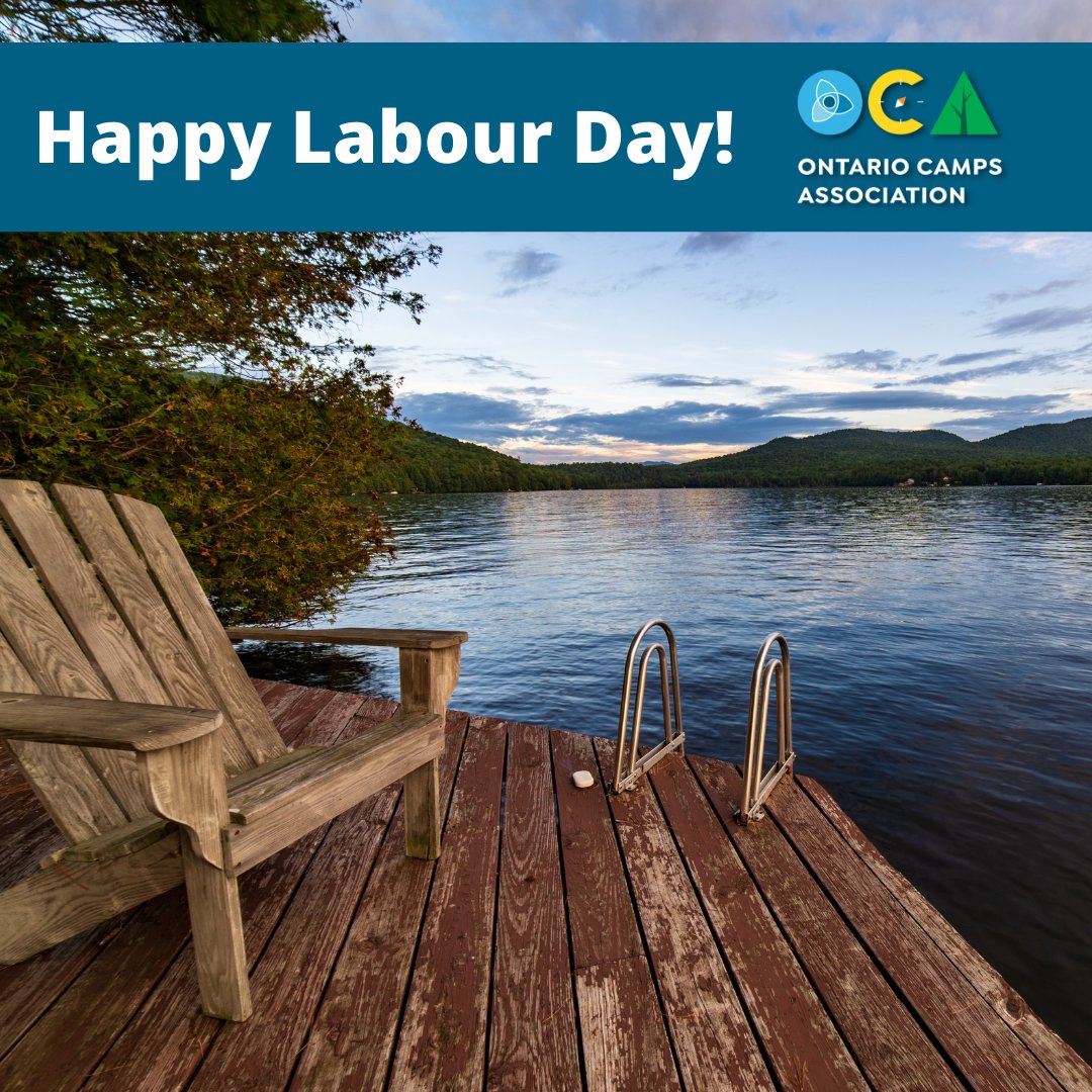 Happy Labour Day! The OCA Office will be closed today. The staff will be taking the day to enjoy the last bit of summer and focus on their mental health - we hope you're doing the same after a busy summer of camp!