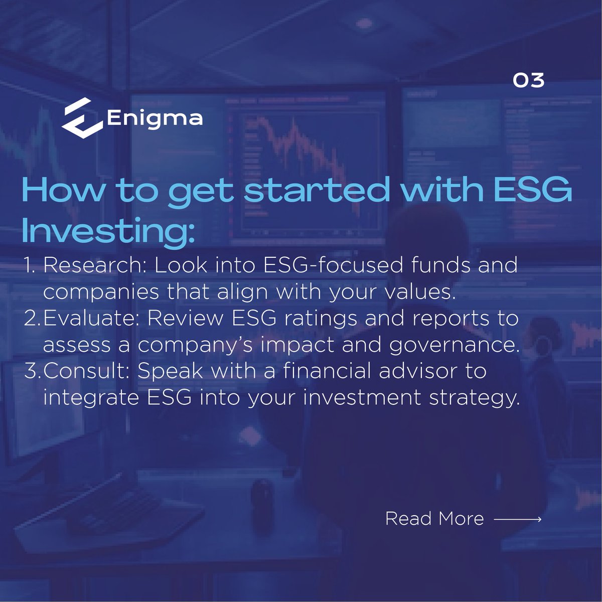 EnigmaToolbox's tweet image. What is ESG Investing? 🌍💰 

Empower your trading with Enigma&apos;s advanced tools, so you never miss a beat. 

Stay with #Enigmatoolbox
Visit enigma.fm FM!

#tradingstrategies #trading #tradingstrategy #forextrader #tradingtips #investing #daytrading #stockmarket