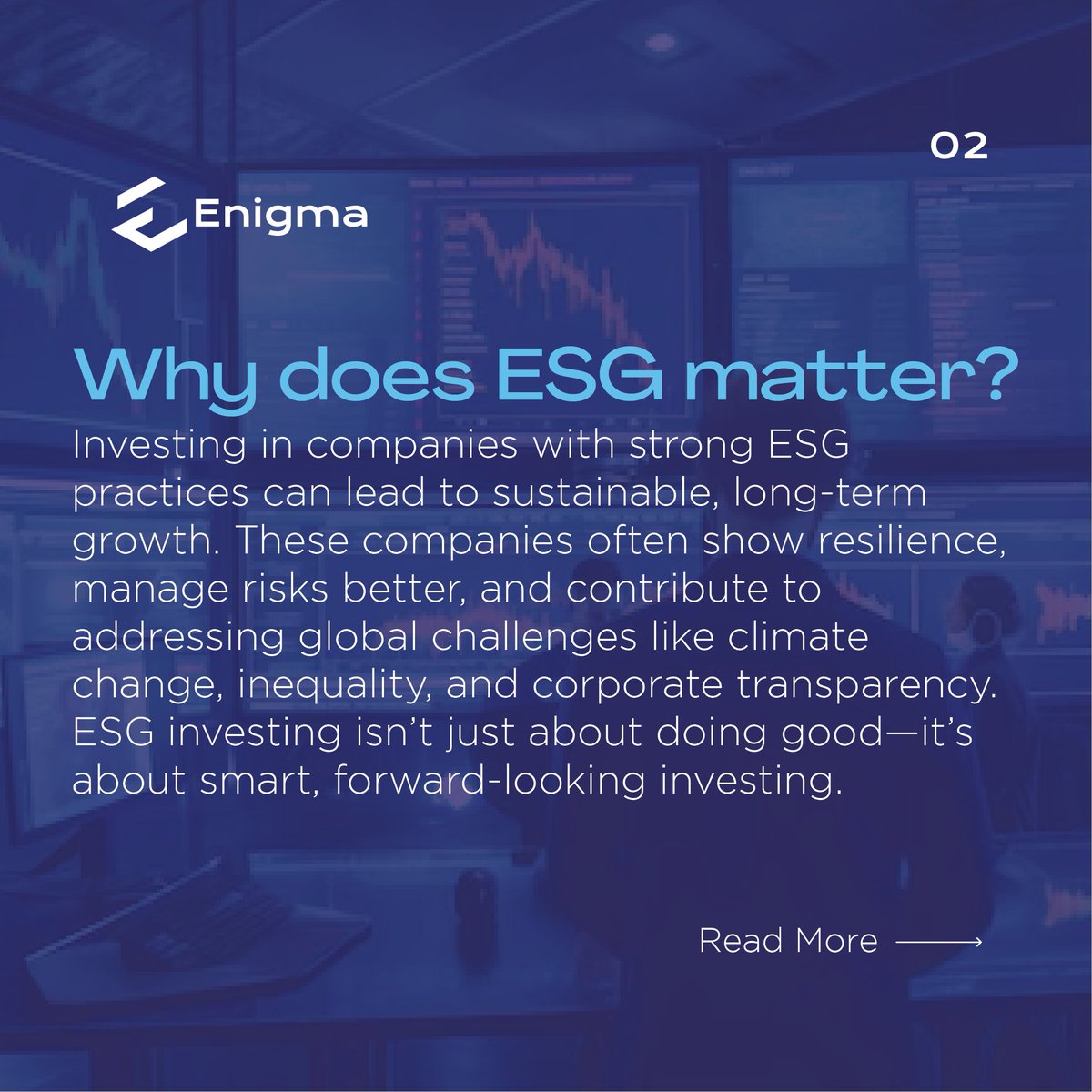 EnigmaToolbox's tweet image. What is ESG Investing? 🌍💰 

Empower your trading with Enigma&apos;s advanced tools, so you never miss a beat. 

Stay with #Enigmatoolbox
Visit enigma.fm FM!

#tradingstrategies #trading #tradingstrategy #forextrader #tradingtips #investing #daytrading #stockmarket