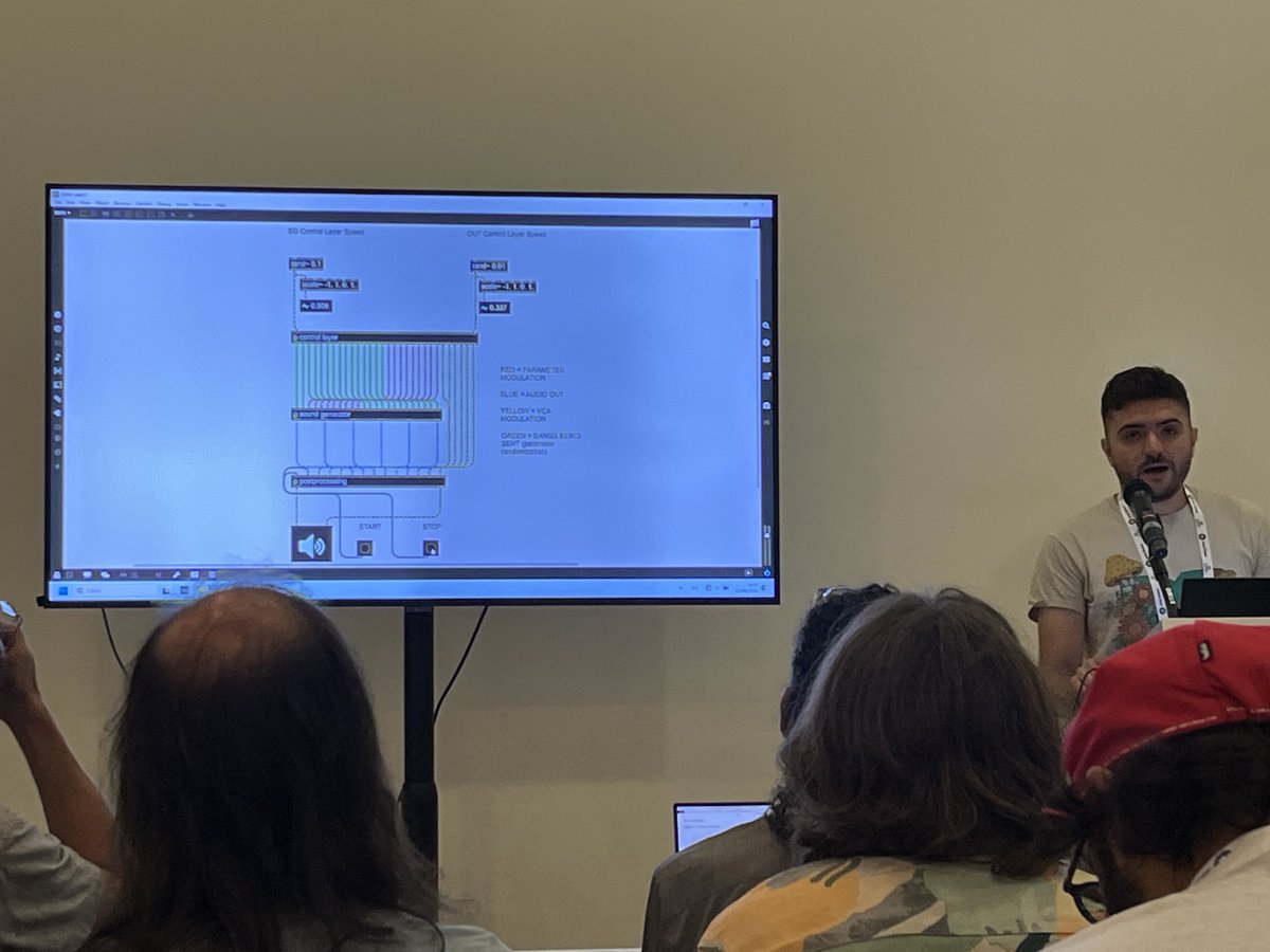 Stefano Panelli demos functional sound design at FARM 2024!