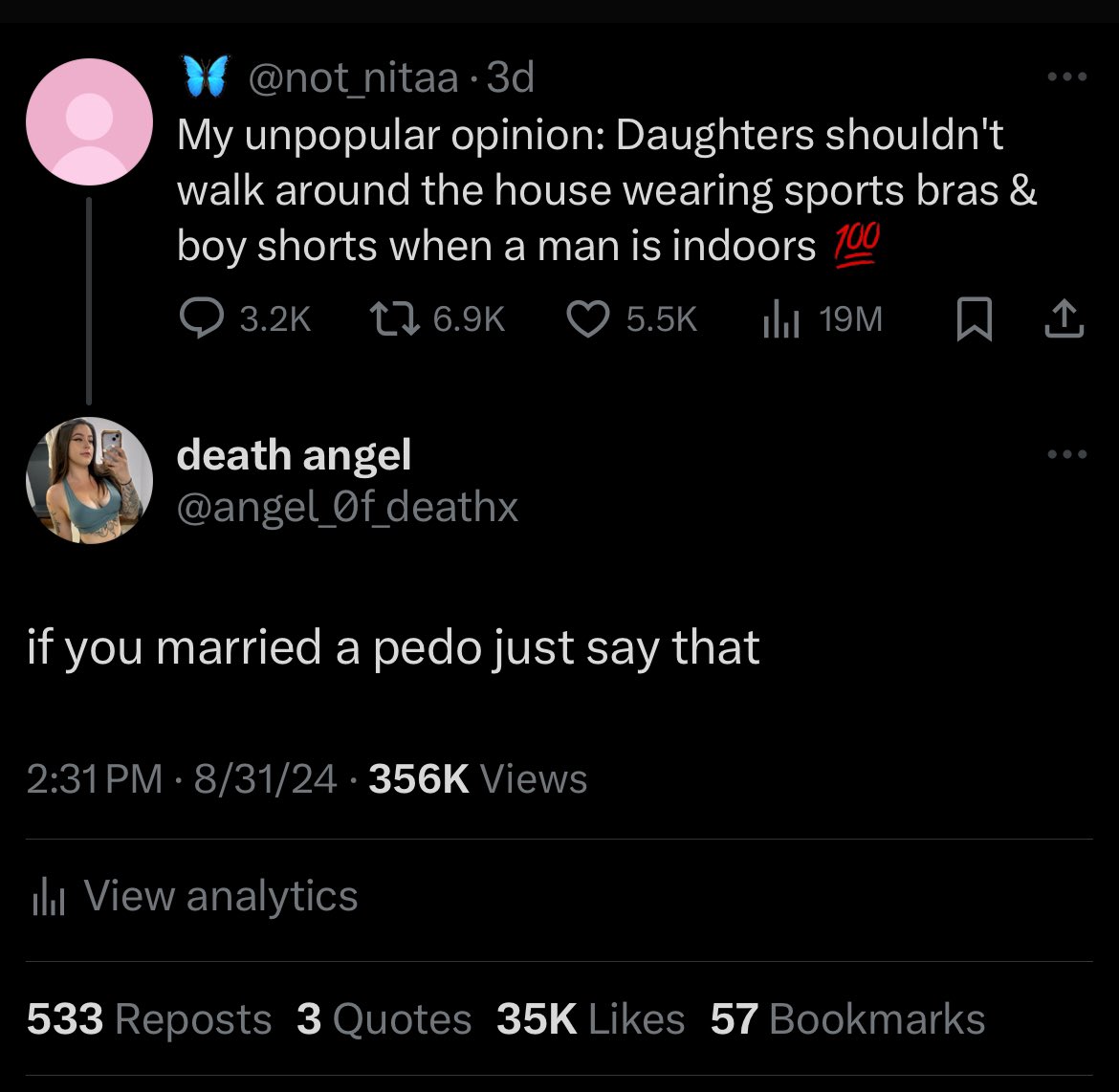 that ratio would have me deleting my account