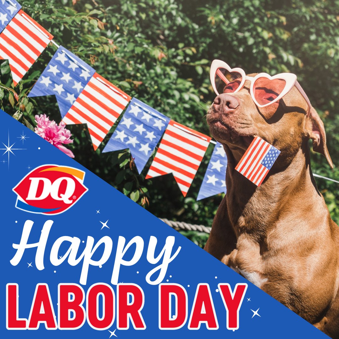 dqhamptonroads's tweet photo. Happy Labor Day! We are open so cool down with a Blizzard from Dairy Queen! https://t.co/Ssrj9fihPK