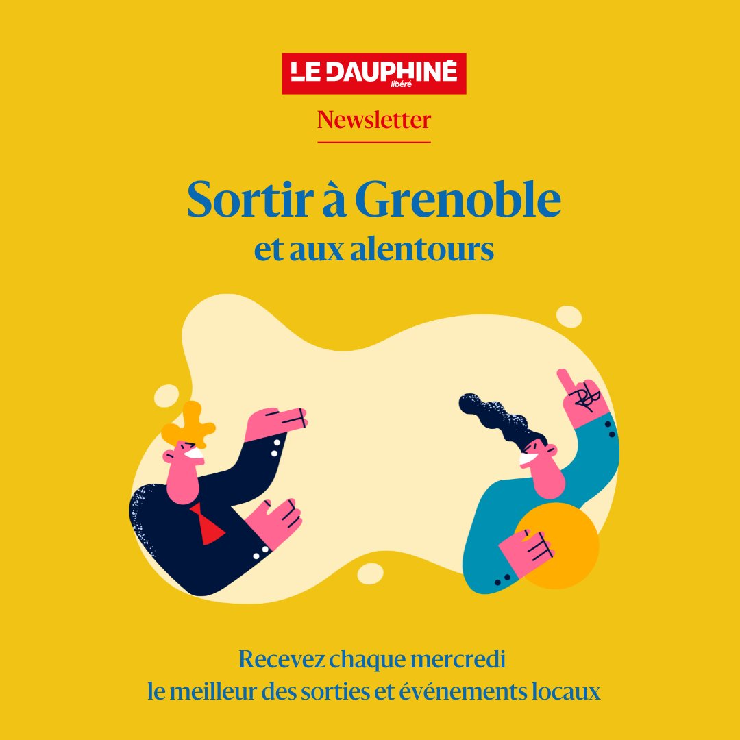 🎭 🖼 🎞 C’est nouveau et gratuit ! Le Dauphiné Libéré Grenoble lance une newsletter culturelle gratuite.

Chaque mercredi, @berthetclement vous donnera ses idées de sorties, découvertes et bons plans à #Grenoble et aux alentours.

👉 Pour vous inscrire : urlz.fr/rZ9J