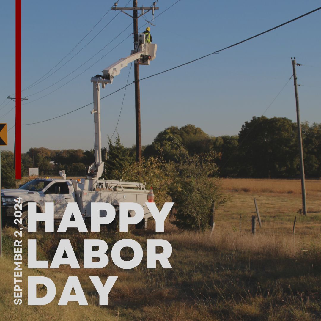 Grayson-Collin Electric Cooperative will be closed TODAY, September 2nd in observance of Labor Day. As always, we have crews on call and dispatchers here to take your call if need be. Call 903.482.7100 if you need to report an outage.

We hope you enjoy your day!