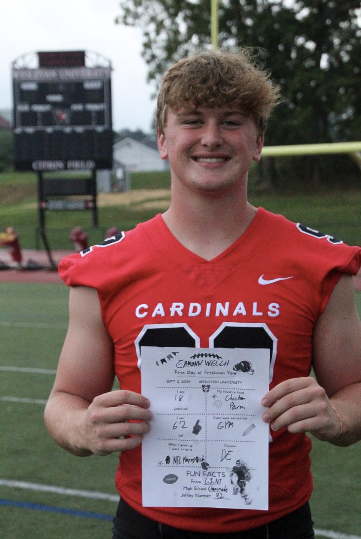 Wesleyan University Football tweet media