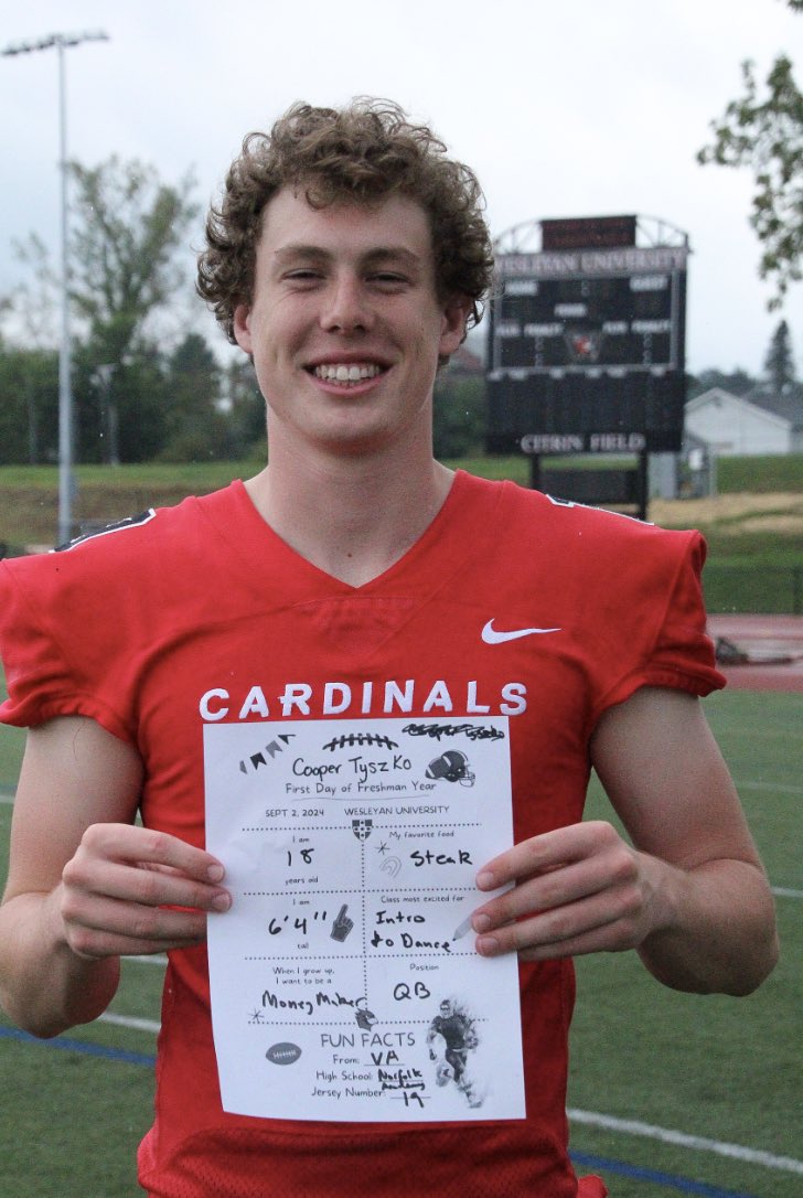 Wesleyan University Football tweet media