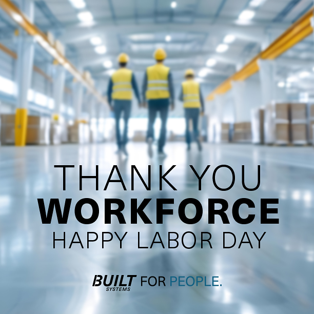 BUILTSystems's tweet photo. To the hardworking individuals who make manufacturing thrive, and to the industry that drives innovation and progress—thank you for your dedication. Happy Labor Day from BUILT Systems! 

#laborday #manufacturing #companyculture #workforce #innovation #efficiency https://t.co/nPdTYOYO89