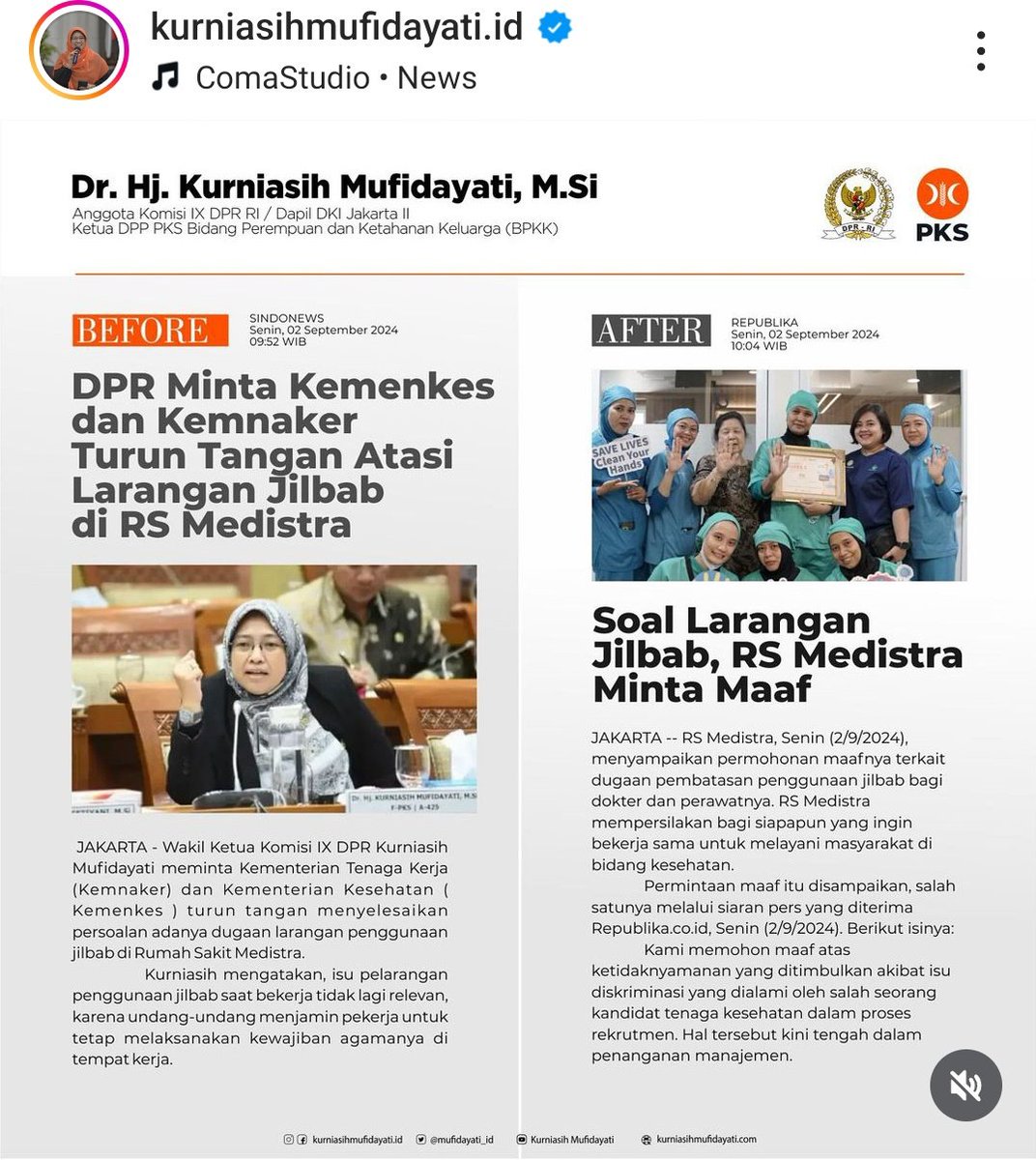 Alhamdulillah, Aspirasi Ummat diperjuangkan dg maksimal oleh <a href="/PKSejahtera/">DPP PKS</a> <a href="/FPKSDPRRI/">Fraksi PKS DPR RI</a> 

Bukti karakter Mustaqimah (konsistensi) PKS dimanapun berada (baik koalisi/oposisi)

Suara 50 kursi DPR aja berani bersuara,apalagi lebih banyak, gaskeun dukung terus PKS! 🔥🇮🇩
#PKSbersamaUmmat
