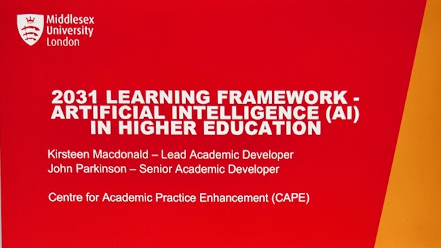 Professor Tim Evans (@proftevans) on Twitter photo Huge thanks to colleagues <a href="/MDXCAPE/">Centre for Academic Practice Enhancement</a> today for running such a brilliant session on AI in Higher Education. Such an important area and so helpful. Huge thanks to colleagues <a href="/MDXCAPE/">Centre for Academic Practice Enhancement</a> today for running such a brilliant session on AI in Higher Education. Such an important area and so helpful.