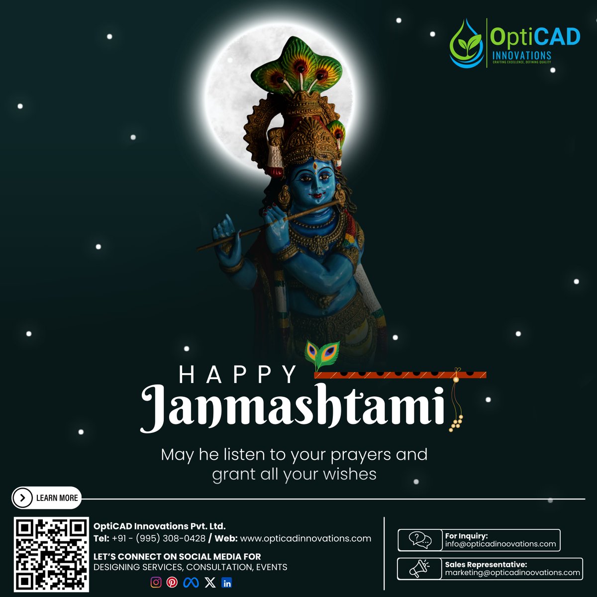 OptiCAD_In's tweet image. 🌸 𝐂𝐞𝐥𝐞𝐛𝐫𝐚𝐭𝐢𝐧𝐠 𝐭𝐡𝐞 𝐃𝐢𝐯𝐢𝐧𝐞 𝐁𝐢𝐫𝐭𝐡 𝐨𝐟 𝐋𝐨𝐫𝐝 𝐊𝐫𝐢𝐬𝐡𝐧𝐚 🌸

𝐅𝐨𝐫 𝐌𝐨𝐫𝐞 𝐈𝐧𝐟𝐨 𝐚𝐛𝐨𝐮𝐭 𝐎𝐩𝐭𝐢𝐂𝐀𝐃 𝐈𝐧𝐧𝐨𝐯𝐚𝐭𝐢𝐨𝐧𝐬:
Email: info@opticadinnovations.com
Website: opticadinnovations.com
Mobile: +91 - (995) 308 0428

#OptiCAD