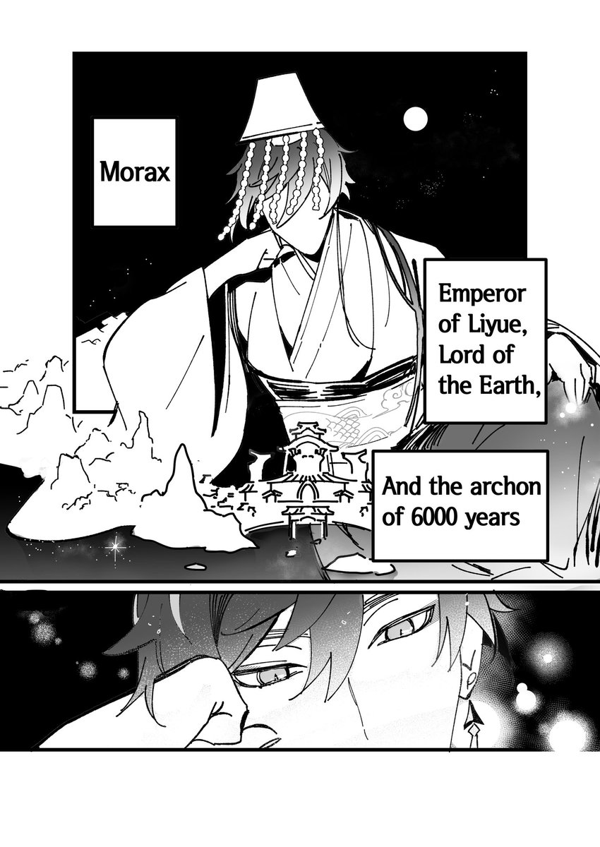 joyesie's tweet photo. [Genshin:Zhongchi] The bride fox
*Once upon time, One day, a little fox came to Archon Morax.

*thanks to papago translator https://t.co/K3PMV4iCxY
