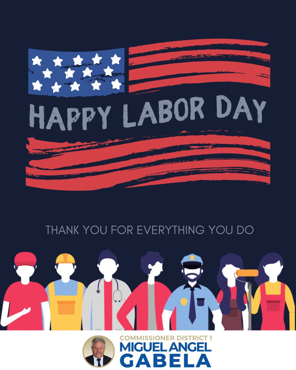 Today, we celebrate the hard work and dedication of all the workers who make our community thrive. Let’s take a moment to appreciate the contributions of every individual who helps build a better District One. Enjoy your well-deserved break! 🇺🇸 #LaborDay #DistrictOne