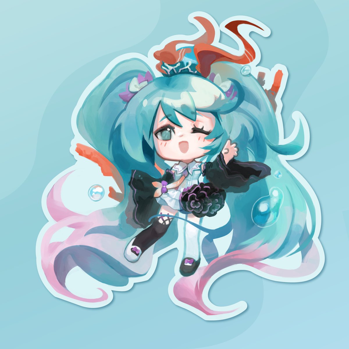 SketchFace's tweet photo. Our very own Miku 🥹 https://t.co/TBhXqCI7cT