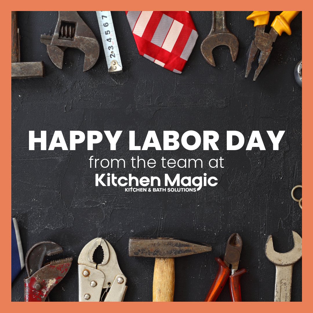 Happy Labor Day! 💪✨
Today, we want to celebrate the hard work and dedication of our own Kitchen Magic team, as well as those who make our community thrive. #LaborDay #KitchenMagic #KitchenRemodeling