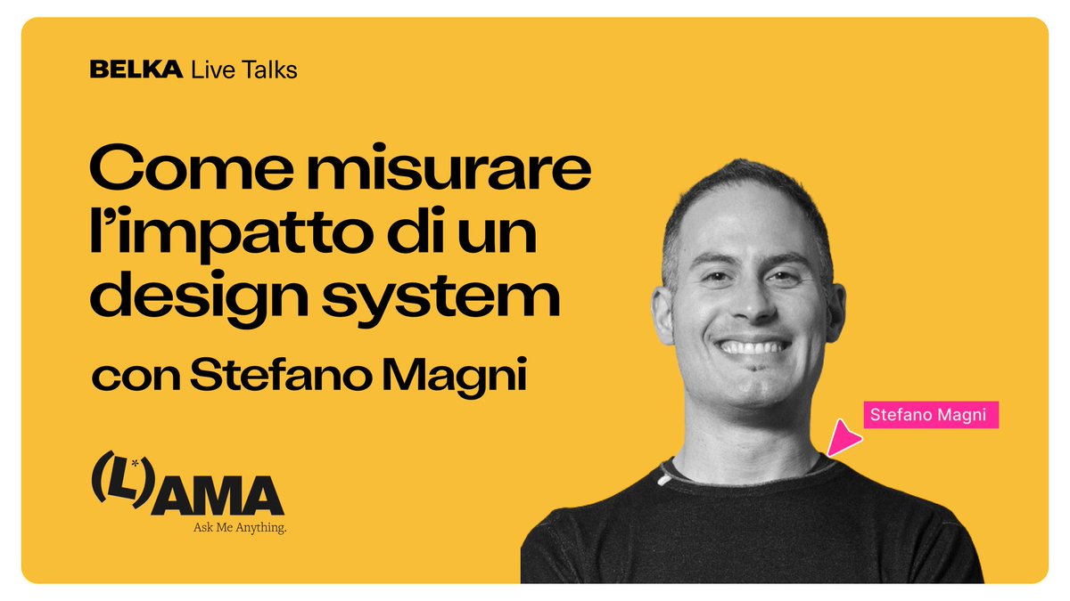 Che impatto ha il design system in azienda? Come si misura?
Ne parleremo con <a href="/NoriSte/">Stefano Magni</a> — Senior Front End Developer e Tech Lead a <a href="/PreplyCom/">Preply</a> Venerdì 13 settembre alle 15:00!
Scopri come un design system migliora l’efficienza e genera risultati concreti.

👉 us06web.zoom.us/webinar/regist…