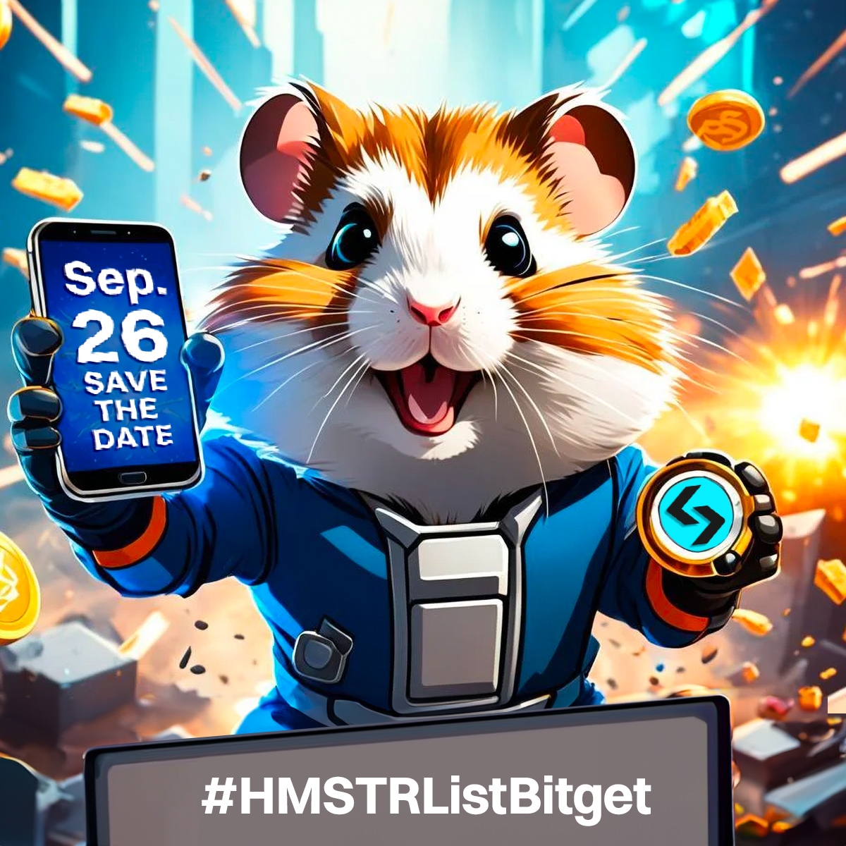 bitget's tweet photo. Save the date 🐹

#HMSTRListBitget https://t.co/jahAqcV656