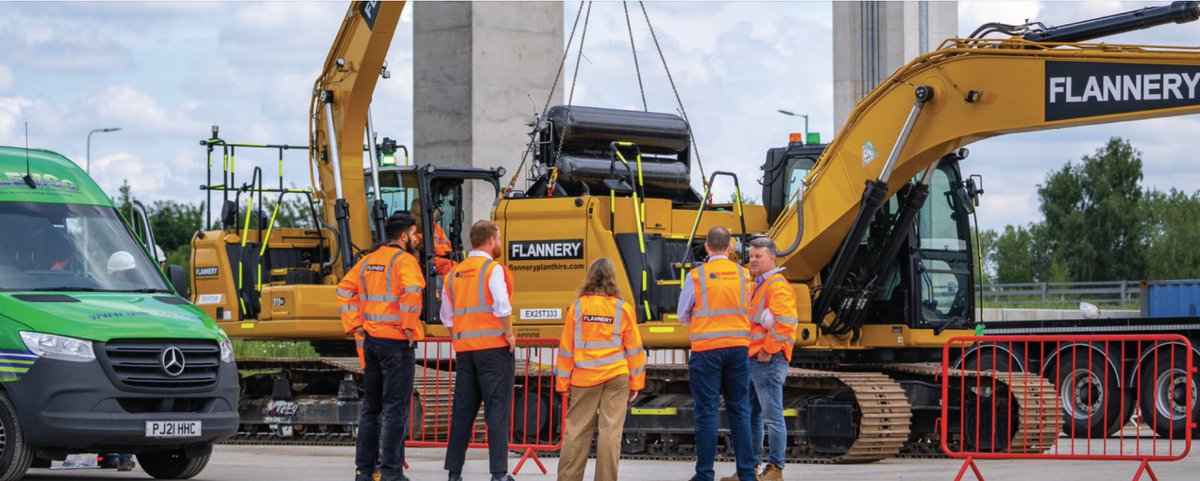 FlanneryPlant's tweet photo. Flannery Manchester Facility Prepares Hydrogen Excavators for Deployment!
Keep an eye on our socials and the element 1 website to stay up to date with our plans to deploy the modified excavators on construction sites in Q4 this year:
https://t.co/m4dLQoRPcj #Hydrogen #Element1 https://t.co/dhPY8KtzLE