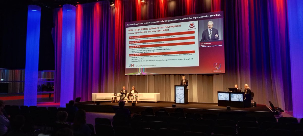 ehrapaths's tweet photo. 🌟 ESC Congress 2024 Highlights! 🌟

The "EHRA-PATHS: Systematic Approach for AF &amp; Multimorbidity" session featured key insights from Hein Heidbuchel, Lien Desteghe, and Michiel Rienstra on the new EHRA-PATHS software tool. 🔬
Learn more: https://t.co/S9qK5jZIPg
#ESC2024 #AF https://t.co/NukDkrLws7