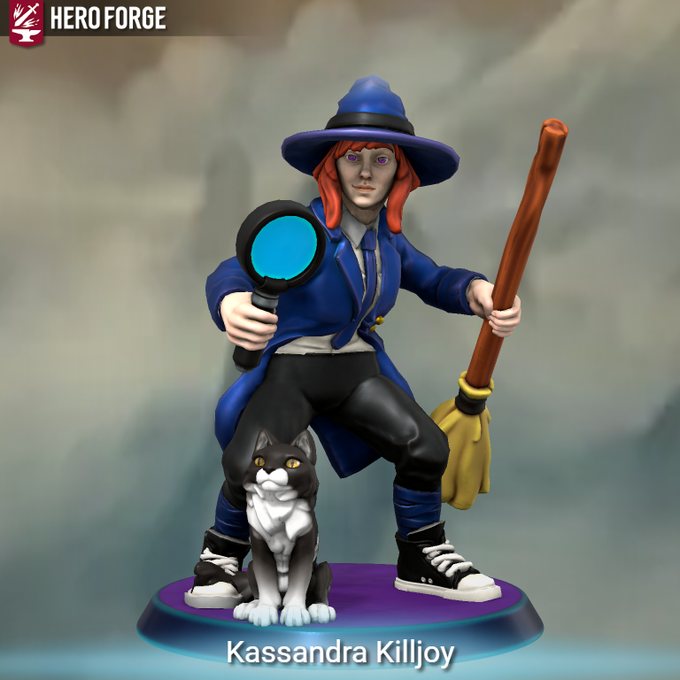 Holy Hecate! @JMGillBooks made me into a DnD Mini!!!

How Do I Want To Do This? With Mind n' Magic, Baby!

#KassandraKilljoy