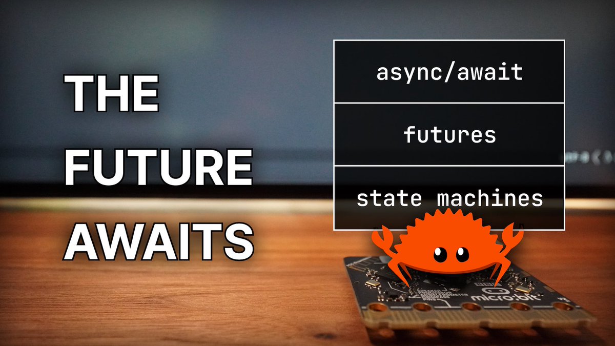 For those that have been patiently _awaiting_ new content…
First project video is out, where we’re digging into how async/await works in embedded systems: