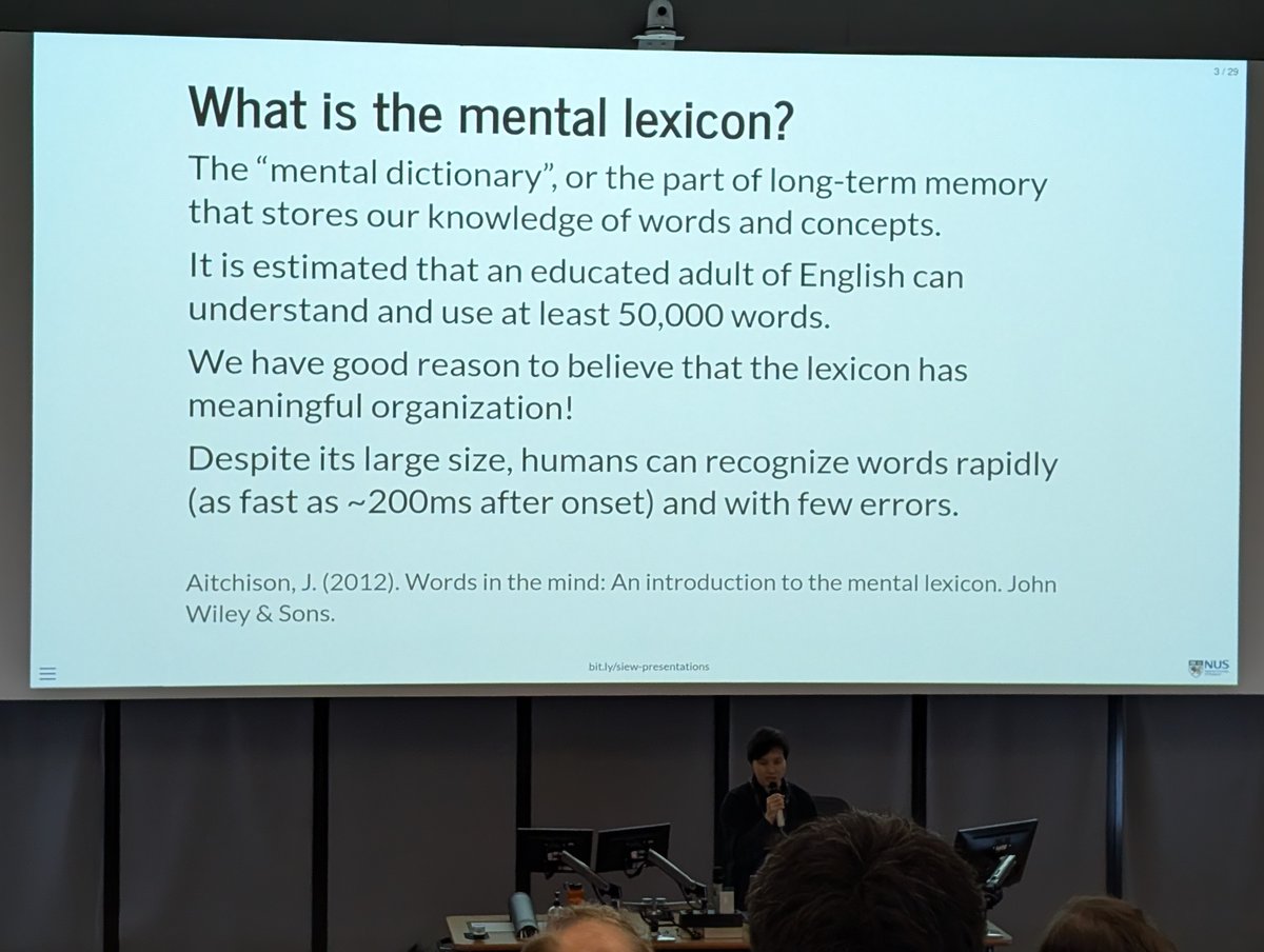 HirokiSayama's tweet photo. Second #CCS2024 invited speaker @csqsiew discusses the organization of mental lexicon networks
@ConfCompSys 
(Slides available from https://t.co/F34wxtd3F7) https://t.co/553jMTCO8L