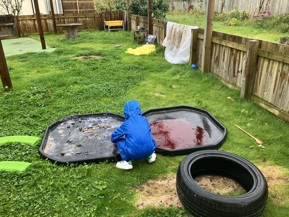 Outdoor play today at Harper House our Specialist Family Residential Service in Saltcoats. There is no so thing as bad weather when you have the right clothes on ☔️ #family #sunnyScotland